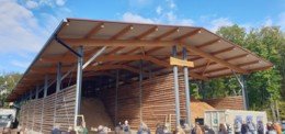 Inauguration du couvert à plaquettes forestières de Chatillon près de Genève